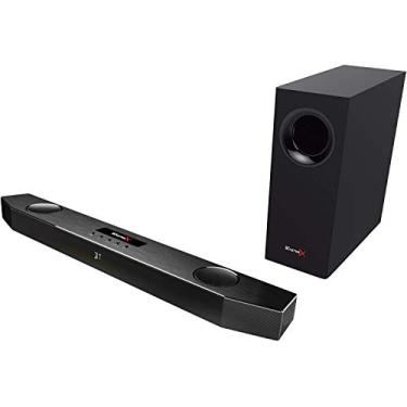 Imagem de CAIXA DE SOM CREATIVE LABS SOUNDBAR 7.1 SBX KATANA COM SUBWOOFER RGB LEDS USB/BT/P2 75W150W(PEAK) PRETA 51MF8245AA000