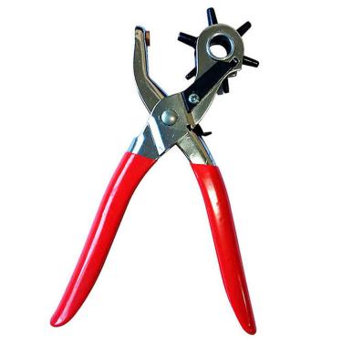 Imagem de Alicate Vazador Perfurador Couro 9 Polegadas 6 Furos Lorben GT6173