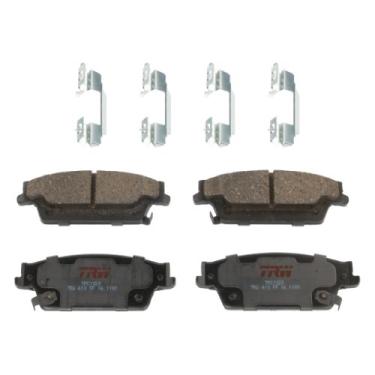 Imagem de TRW Conjunto de pastilhas de freio a disco TPC1020 para Cadillac SRX: 2004-2009 e outras aplicações Traseiras