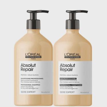 Imagem de Kit L'Oréal Absolut Repair - Shampoo 750ml + Condicionador 750ml