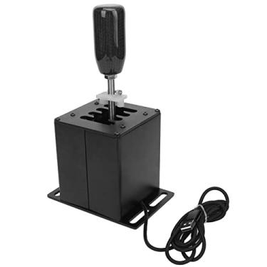 Imagem de PC USB Simulator Shifter para G29 G27 G25 G920 T300RS / GT Steering Wheel Sequential H Gear Shifter Compatível Com ATS ETS Dust WRC LFS EST Sim Racing Games 7+R Black