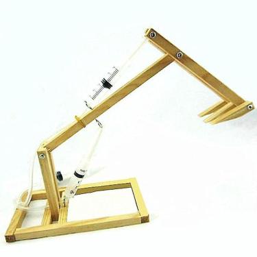Imagem de Pistão de madeira da educação científica, brinquedo da escavadeira, modelo Assemb