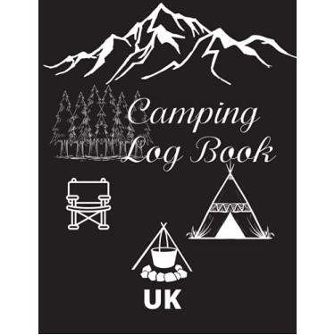 Imagem de Camping Log Book Journal Planner: Record, Track & Recall your camping life at a glance with this stylish Unique Camping Log book journal & Planner A4