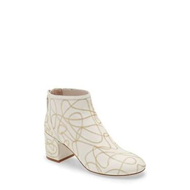 Imagem de Cecelia New York Nolton Bota moderna de cano baixo, branca, redemoinho, Redemoinho branco, 8.5