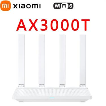 Imagem de Xiaomi-AX3000T Roteador Mesh  3000Mbs  256MB  WiFi6  Dual WAN  2 4 GHz  5GHz  Rede de Sinal