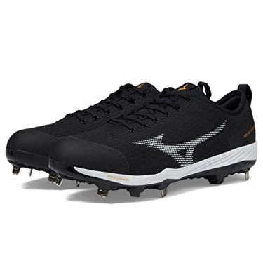 Imagem de Mizuno Tênis de beisebol masculino Dominant 4, Preto/branco, 43