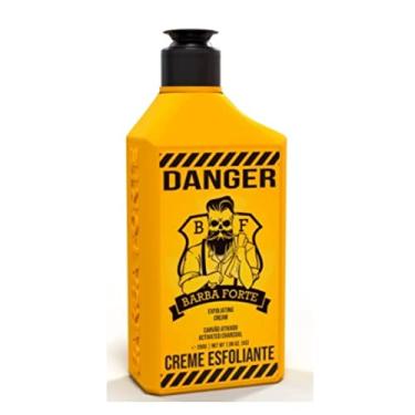Imagem de Creme Esfoliante Carvão Ativado Danger Barba Forte 200g, Barba Forte