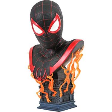 Imagem de DIAMOND SELECT TOYS Marvel's GamerVerse: Miles Morales Legends in 3-Dimensions 1:2 Scale Bust, Multicolor, 10 inches