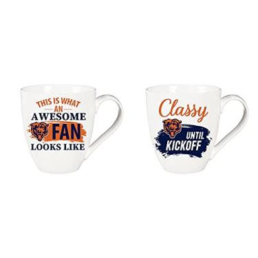 Imagem de Team Sports America Chicago Bears, copo de cerâmica O'Java conjunto de presente de 500 ml