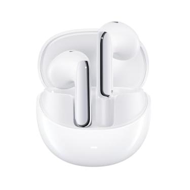 Imagem de Fones de Ouvido QCY AilyBuds Pro+ ANC, Cancelamento de Ruído Ativo Fone Bluetooth 5.3, Certificação Hi-Res Audio, Conexão Multipontos, 28 Horas Reprodução (Branco)