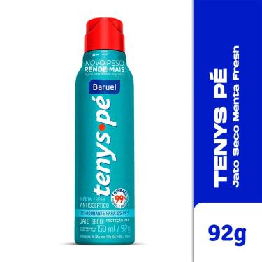 Imagem de Tenys Pe Jato Seco Menta Fresh 150 Ml