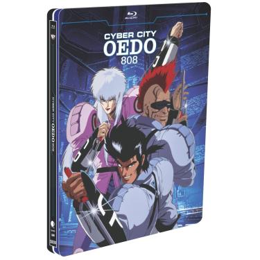 Imagem de DISCOTEK MEDIA - Cyber City Oedo 808 Remastered Steelbook Edition - Anime - Série Remasterizada - Blu-ray - 1080p HD - 3 OVAs - Dublado e Legendado - 204+ anos