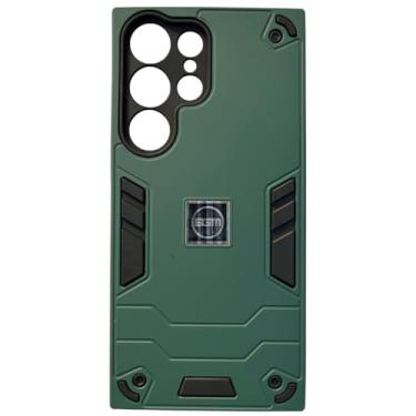 Imagem de Capinha Anti Impacto Para Samsung S23 Ultra Verde Militar