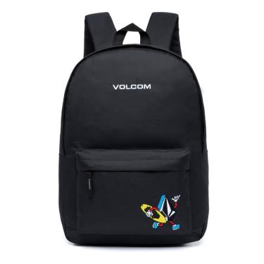 Imagem de Mochila Escolar Volcom Masculina Feminina Juvenil Espaçosa Resistente  masculino