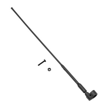 Imagem de rockible Antena de carro rc, modelo de sinal, antena de simulação de linha para carro crawler escala 1:10 1:8, Montagem Esquerda