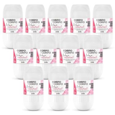 Imagem de 12UN  Desodorante Antiperspirante RollOn Natural 50ml Davene