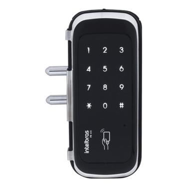 Imagem de Fechadura Eletrônica Digital Sobrepor Senha Cartão Intelbras