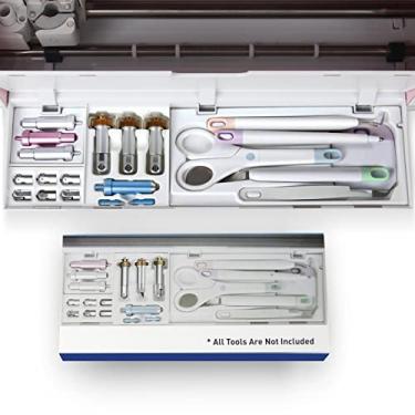 Imagem de Tiga Organizador de ferramentas para Cricut Maker 4/Maker 3/Maker, bandeja de lâmina de corte, suporte de ferramentas, inserção de gaveta de armazenamento de lâmina