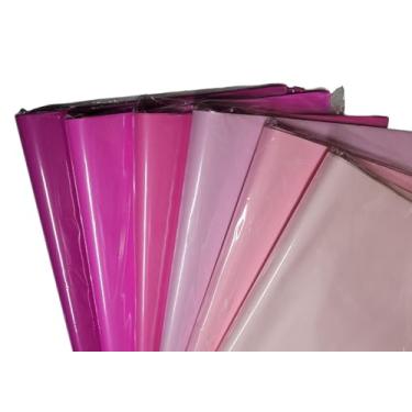 Imagem de Papel de Seda Tons Rosados **35x50** - Pacote C/100 Unidades - Ideal Para Embalagens