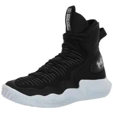 Imagem de Under Armour Tênis de vôlei feminino Flow Highlight Ace, (001) Preto/Castlerock/Cinza claro, 8.5