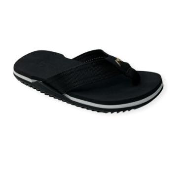 Imagem de Chinelo Infantil Kenner DGI Nk6 Pro Kids Preto/Branco 28