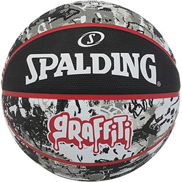 Imagem de Bola Spalding Basquete Graffiti Preta - Único - Único - Preto