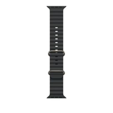 Imagem de Apple Watch Band - Ocean Band - 49 mm - Preto - Tamanho único (cabe na maioria dos pulsos)