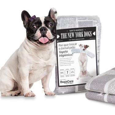 Imagem de DOG’S CARE Tapete Higiênico Descartável The New York Dogs - Tapete Absorvente Para Cães - 82 x 60cm - 7 Unidades