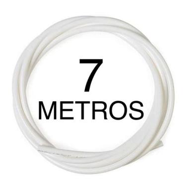 Imagem de Mangueira Para Filtro Purificador Bebedouro 1/4 - 7 Metros (Branca) - 