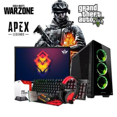Imagem de Pc Computador Gamer Completo Barato Desktop Cpu i5 3.10Ghz 8gb Ram ssd