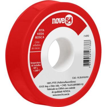 Imagem de Fita veda rosca 12mmx10m ptfe teflon - Nove54