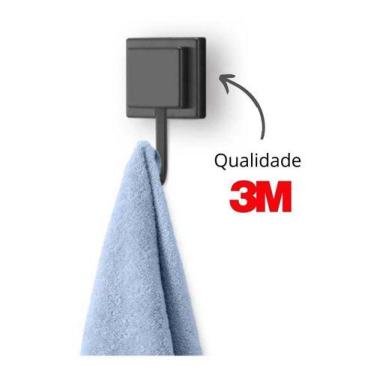 Imagem de Suporte Porta Toalha De Banho Pano de Prato Gancho Com Fita Dupla Face