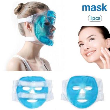 Imagem de Máscara Térmica De Gel Rosto Facial Relaxante Quente Ou Fria - MHR