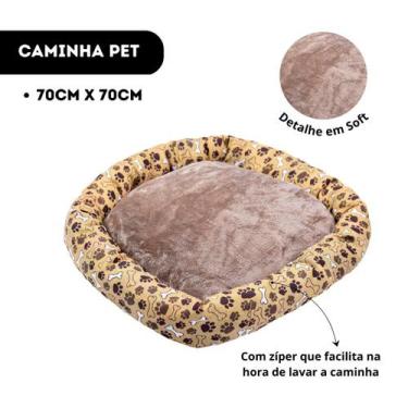 Imagem de Caminha de Cachorro Pequeno Médio Grande Porte Lavavel Estampada - LF 