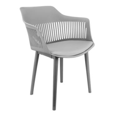 Imagem de Cadeira Marcela Montreal Mena Polipropileno com Estofado em material s