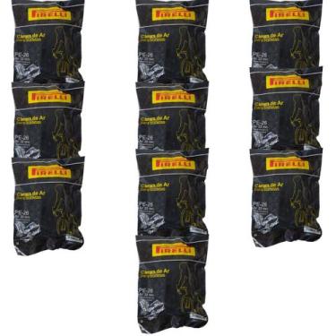 Imagem de Kit 10 Câmara De Ar 26x1.95 Bicicleta Mtb Pirelli Atacado  - PIRELLI O