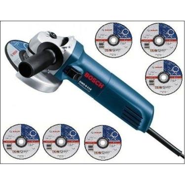 Imagem de Esmerilhadeira Lixadeira Angular 4.1/2 Pol 670W GWS 6-115 Profissional