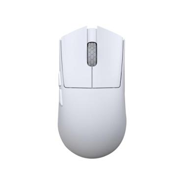 Imagem de Darmoshark M3microPRO Mouse Para Jogo Sem Fio Mini Mãos Pequenas,Tri-Mode 8K/USB-C/Bluetooth Mouse até 30000Dpi,sensor óptico PAW3950 leve 43g,Mouse de computador para PC,Mac(Branco)