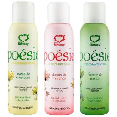 Imagem de Poésie Desodorante Íntimo Aromático 150Ml Sexy Fantasy, Morango
