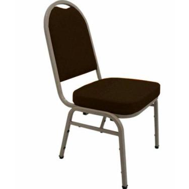 Imagem de Cadeira para Hotel e Auditórios Linha Hotel Marrom - Design Office Móv