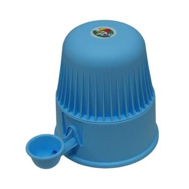 Imagem de Bebedouro Vida Mansa Polipropileno para Cães e Gatos Azul Bebê 2L