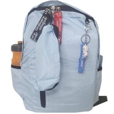 Imagem de Mochila Escolar Feminina Kit Estojo E Chaveiro ul Zc8006 - Ello