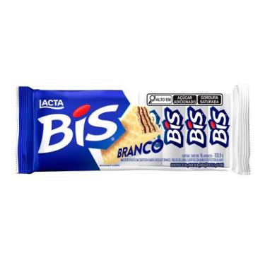 Imagem de Chocolate Bis Lacta Branco Laka 100,8g, Branco