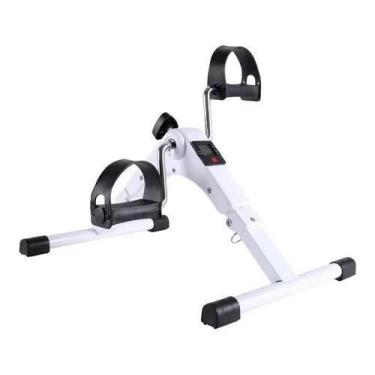 Imagem de Mini Bicicleta dobrável com Monitor WCT Fitness, Branco