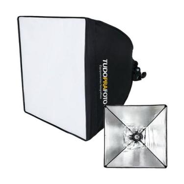 Imagem de Softbox Iluminador 40x40 Tudoprafoto Soquete E27 com Difusor - Tudo Pr
