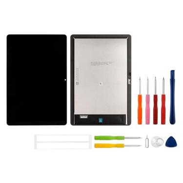 Imagem de SWARK Tela LCD OLED compatível com Fire HD 10 2023 [10,1 polegadas] (com função de impressão digital) Substituição de montagem de digitalizador de tela sensível ao toque + ferramentas