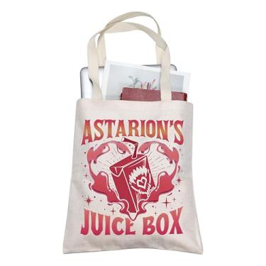Imagem de BLUPARK Funny Astarion Game Tote Astarion Game Fan Gift Astarions J Box BG3 Tote Gate Lover Gift High Elf Gaming Bag, Bolsa Juice Box