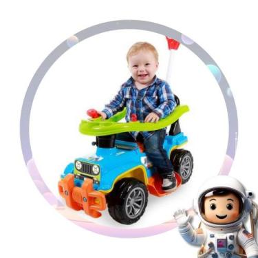 Imagem de Quadriciclo Brinquedo Infantil Empurrador Carrinho Colorido - Maral