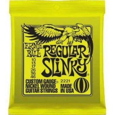Imagem de Encordoamento p/guitarra ernie ball 010 regular slink 2221