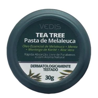 Imagem de Pasta De Melaleuca Tea Tree Antisséptico 30G - Vedis